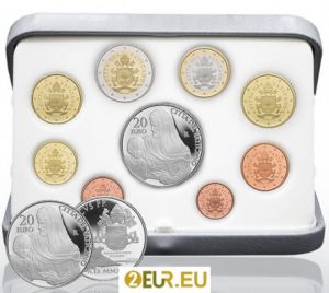 VATICAN 2020 - EURO COINS SET - PROOF